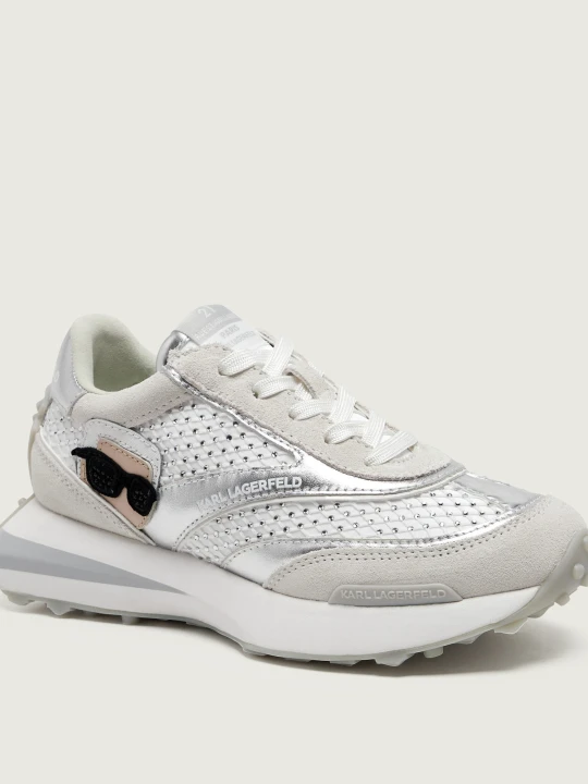 Zdjęcie produktu Karl Lagerfeld Sneakersy Zone Nft | zamsz szary