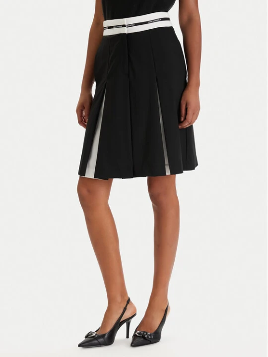 Zdjęcie produktu KARL LAGERFELD Spódnica mini B1W12005 Czarny Regular Fit
