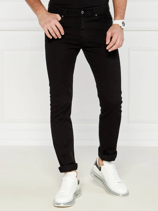 Zdjęcie produktu Karl Lagerfeld Spodnie 5-POCKET | Regular Fit czarny