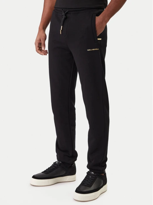 Zdjęcie produktu KARL LAGERFELD Spodnie dresowe 705006 561910 Czarny Regular Fit