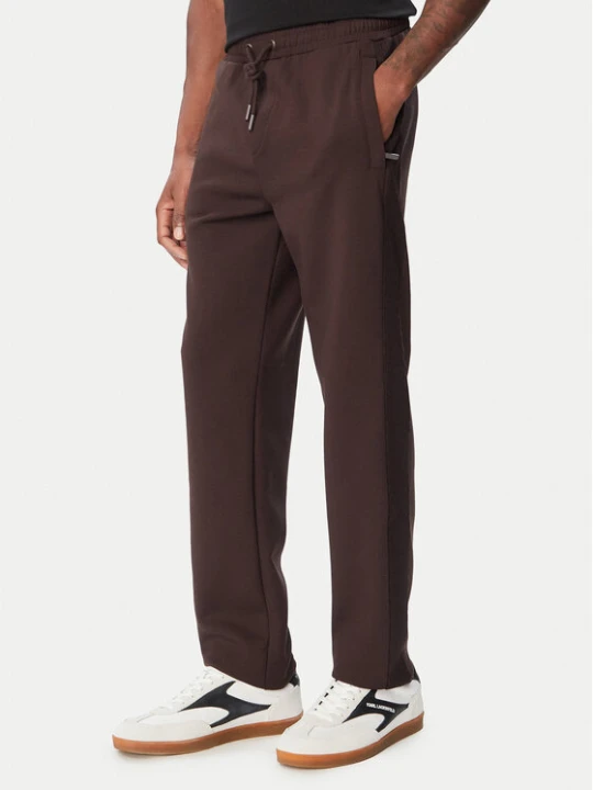 Zdjęcie produktu KARL LAGERFELD Spodnie dresowe 705012 564902 Brązowy ciemny Regular Fit