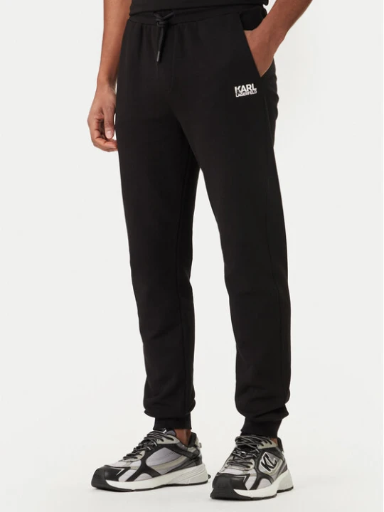 Zdjęcie produktu KARL LAGERFELD Spodnie dresowe 705782 562917 Czarny Regular Fit