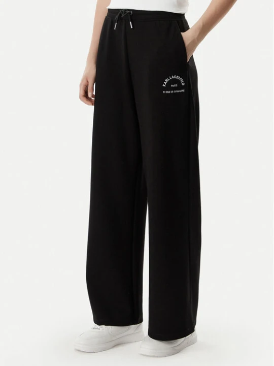 Zdjęcie produktu KARL LAGERFELD Spodnie dresowe B2W10145 Czarny Regular Fit