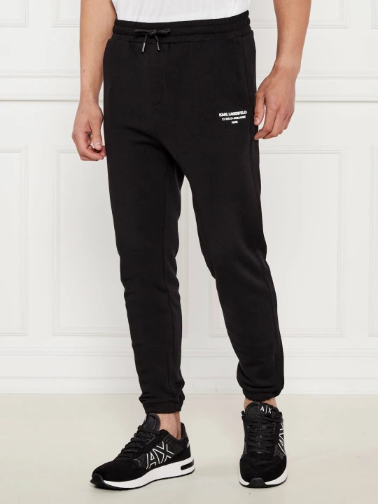 Zdjęcie produktu Karl Lagerfeld Spodnie dresowe | Loose fit czarny