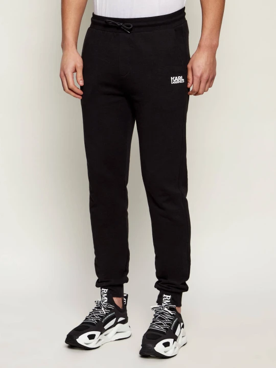 Zdjęcie produktu Karl Lagerfeld Spodnie dresowe | Regular Fit czarny
