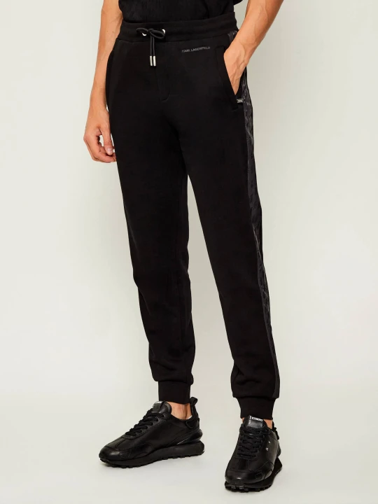 Zdjęcie produktu Karl Lagerfeld Spodnie dresowe | Regular Fit czarny