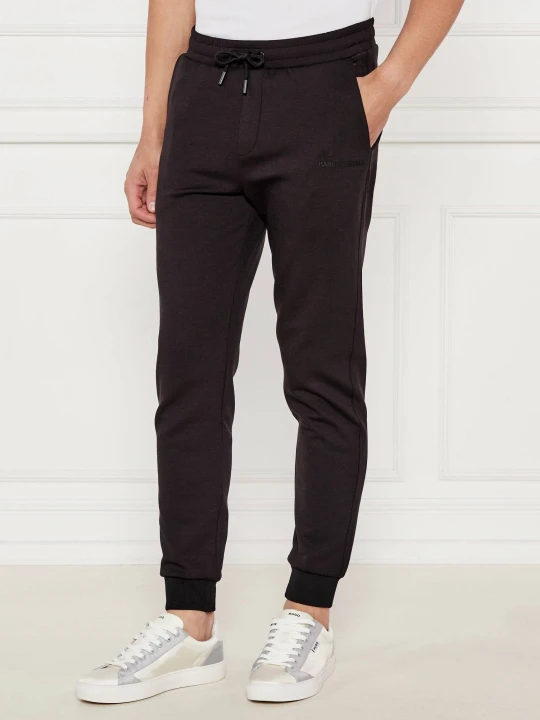 Zdjęcie produktu Karl Lagerfeld Spodnie dresowe | Regular Fit czarny