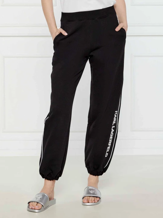 Zdjęcie produktu Karl Lagerfeld Spodnie dresowe | Regular Fit czarny