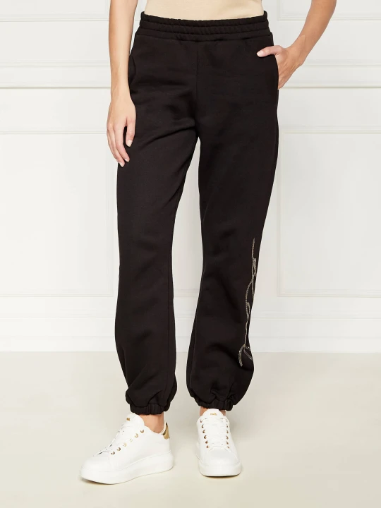 Zdjęcie produktu Karl Lagerfeld Spodnie dresowe | Regular Fit czarny