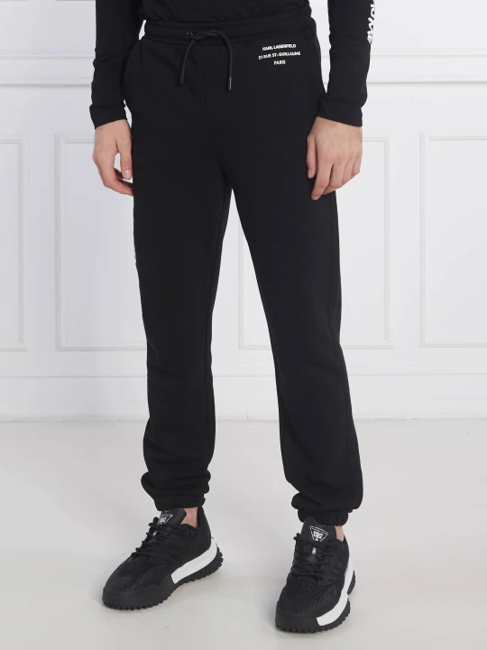 Zdjęcie produktu Karl Lagerfeld Spodnie dresowe | Regular Fit czarny
