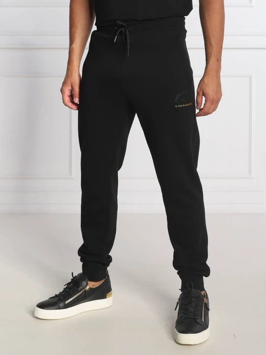 Zdjęcie produktu Karl Lagerfeld Spodnie dresowe | Regular Fit czarny