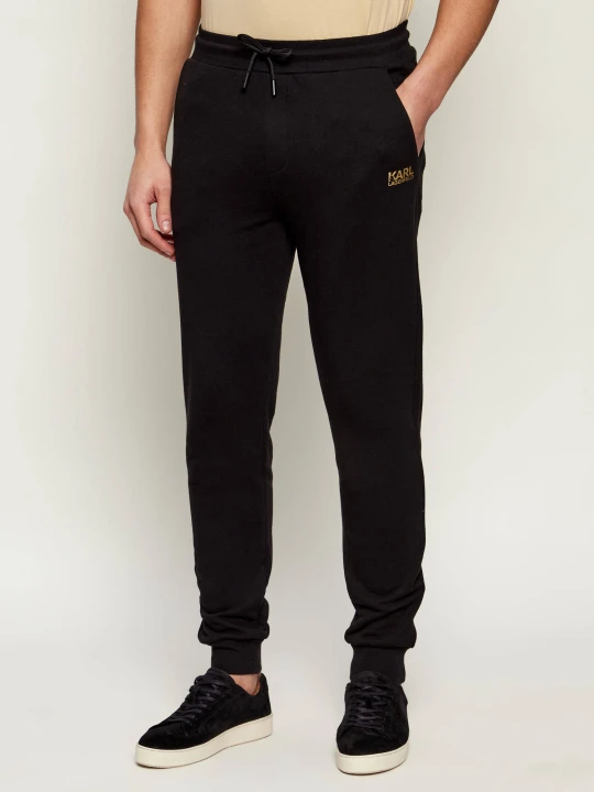 Zdjęcie produktu Karl Lagerfeld Spodnie dresowe | Regular Fit czarny