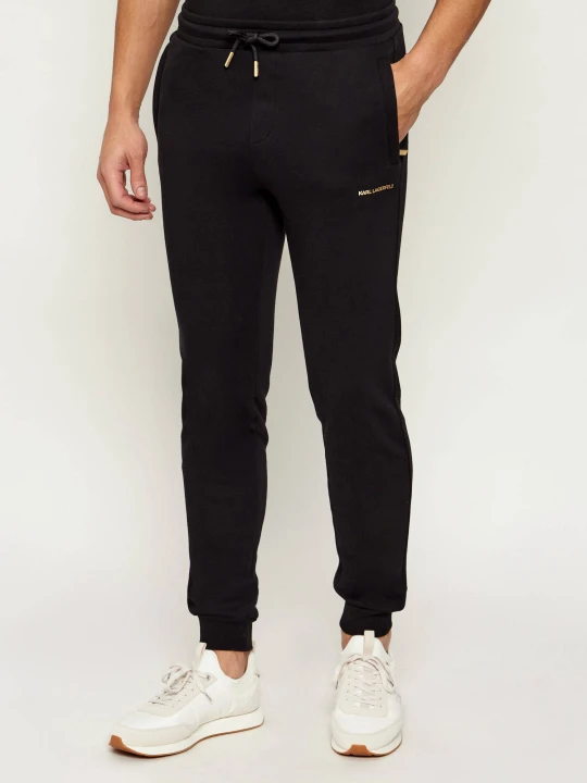 Zdjęcie produktu Karl Lagerfeld Spodnie dresowe | Slim Fit czarny