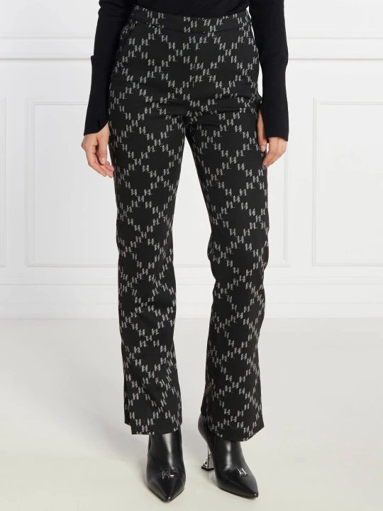 Zdjęcie produktu Karl Lagerfeld Spodnie punto | Regular Fit czarny