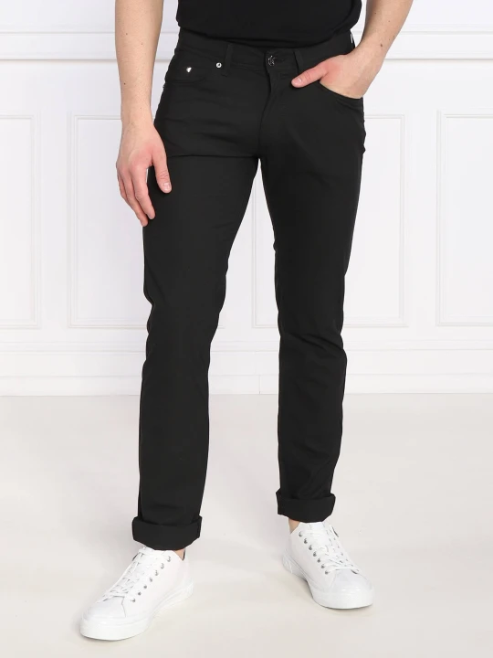 Zdjęcie produktu Karl Lagerfeld Spodnie | Regular Fit czarny
