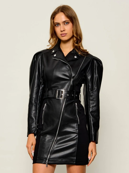 Zdjęcie produktu Karl Lagerfeld Sukienka Biker czarny