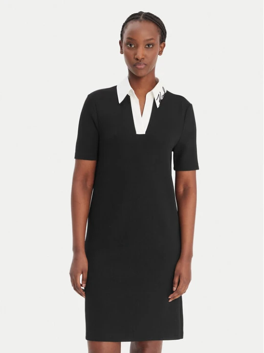 Zdjęcie produktu KARL LAGERFELD Sukienka codzienna B1W13029 Czarny Regular Fit