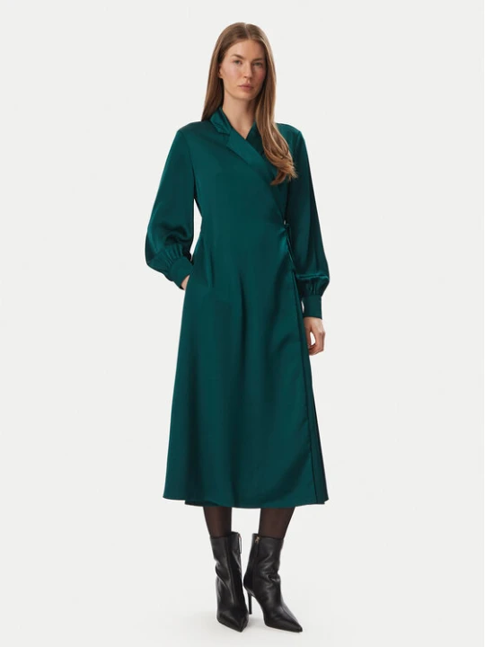 Zdjęcie produktu KARL LAGERFELD Sukienka codzienna B4W13009 Zielony ciemny Regular Fit