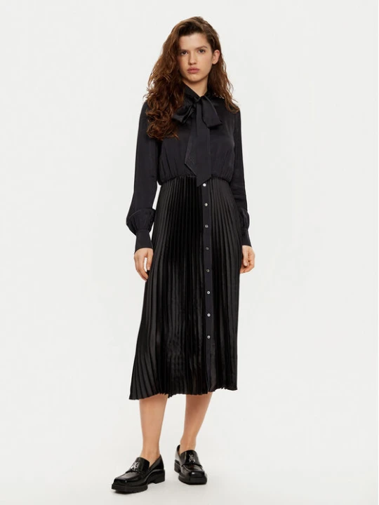 Zdjęcie produktu KARL LAGERFELD Sukienka koszulowa A1W13020 Czarny Regular Fit