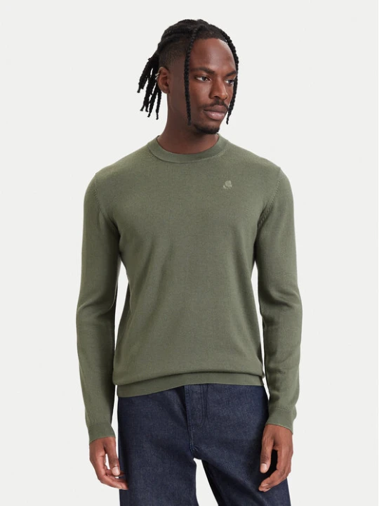 Zdjęcie produktu KARL LAGERFELD Sweter 655000 564399 Zielony ciemny Regular Fit