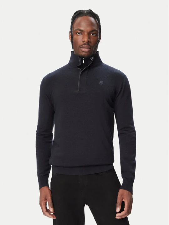 Zdjęcie produktu KARL LAGERFELD Sweter 655005 564399 Granatowy Regular Fit