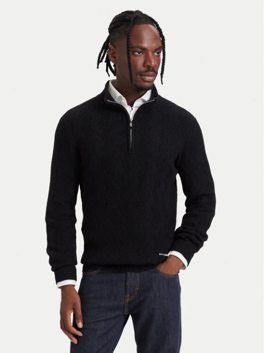 Zdjęcie produktu KARL LAGERFELD Sweter 655028 564308 Czarny Regular Fit