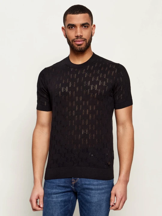 Zdjęcie produktu Karl Lagerfeld Sweter | Slim Fit czarny