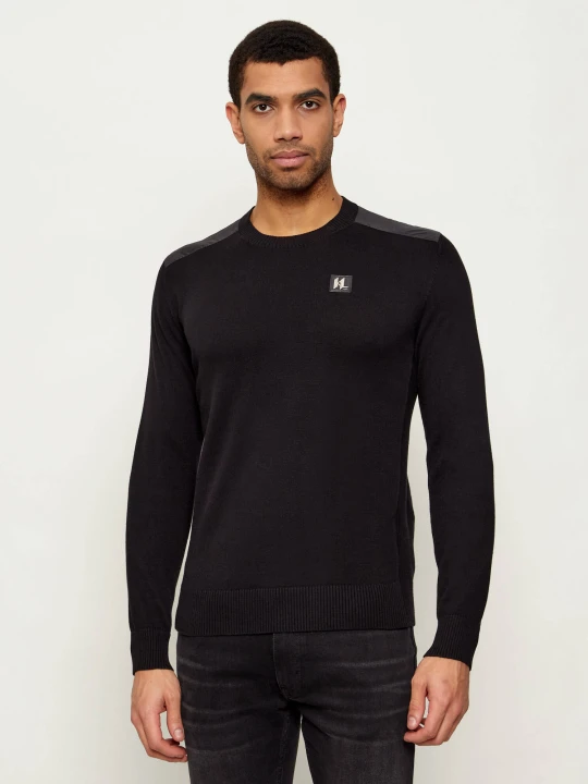 Zdjęcie produktu Karl Lagerfeld Sweter | Slim Fit czarny