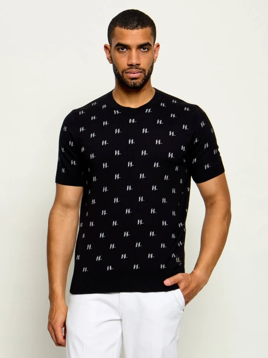Zdjęcie produktu Karl Lagerfeld Sweter | Slim Fit czarny