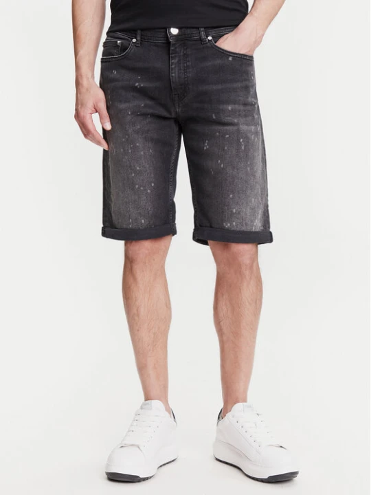 Zdjęcie produktu KARL LAGERFELD Szorty jeansowe 265820 552832 Czarny Slim Fit