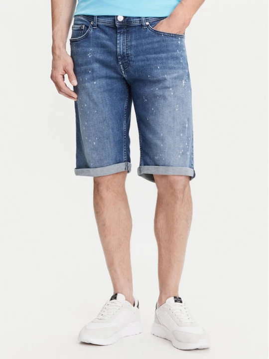 Zdjęcie produktu KARL LAGERFELD Szorty jeansowe 265820 552832 Granatowy Regular Fit