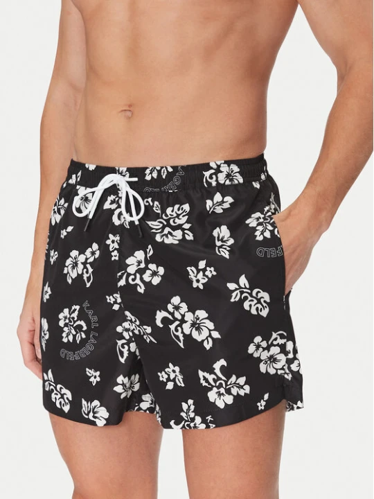 Zdjęcie produktu KARL LAGERFELD Szorty kąpielowe A2M46035 Czarny Regular Fit
