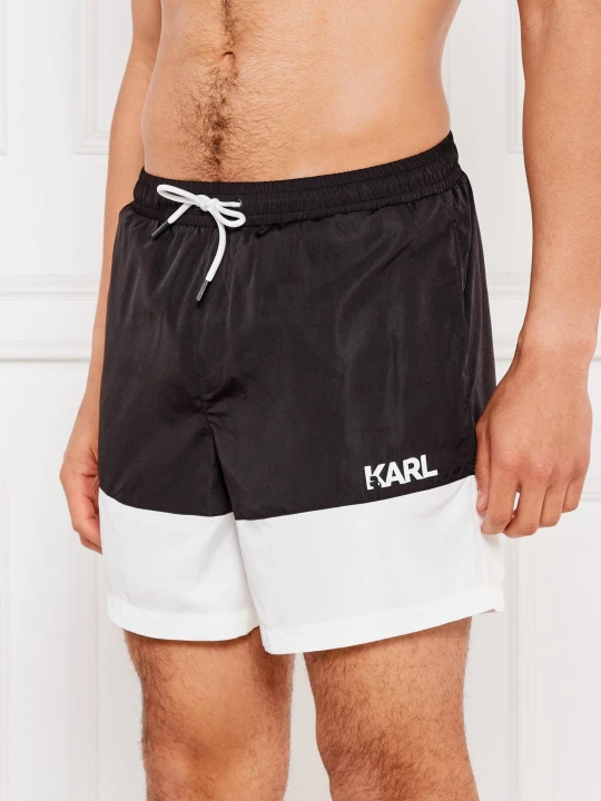 Zdjęcie produktu Karl Lagerfeld Szorty kąpielowe | Regular Fit czarny