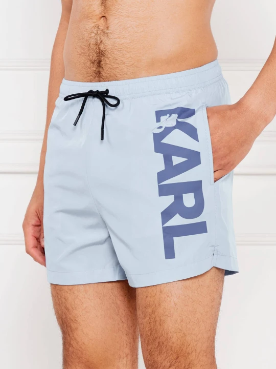 Zdjęcie produktu Karl Lagerfeld Szorty kąpielowe | Regular Fit błękitny