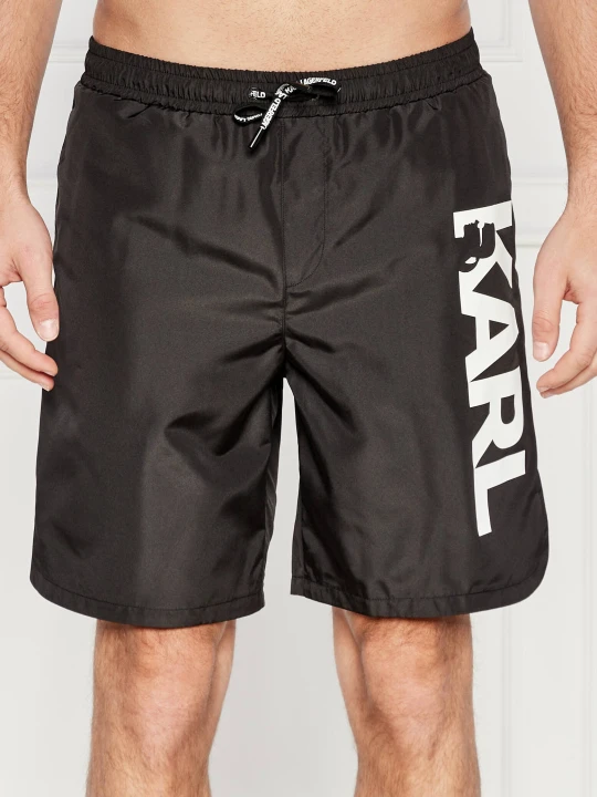 Zdjęcie produktu Karl Lagerfeld Szorty kąpielowe | Regular Fit czarny