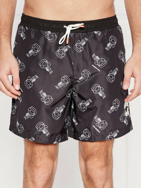 Zdjęcie produktu Karl Lagerfeld Szorty kąpielowe | Regular Fit czarny