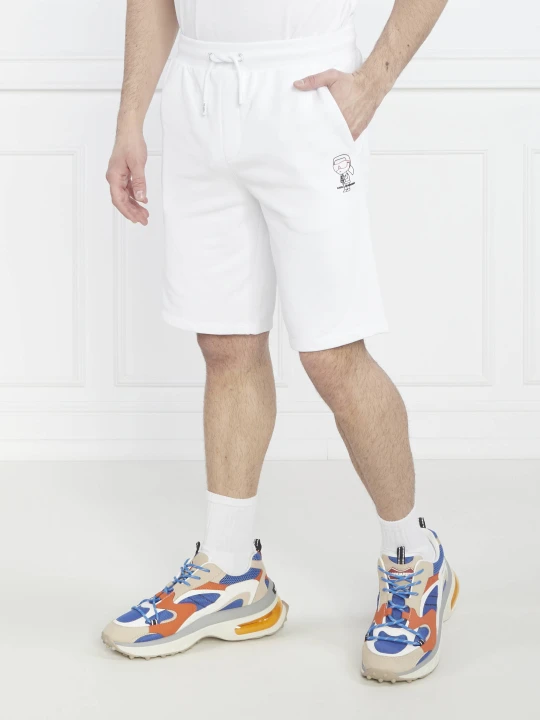 Zdjęcie produktu Karl Lagerfeld Szorty | Regular Fit biały