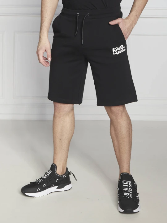 Zdjęcie produktu Karl Lagerfeld Szorty | Regular Fit czarny