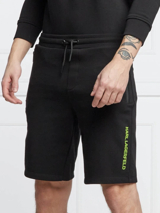 Zdjęcie produktu Karl Lagerfeld Szorty | Regular Fit czarny