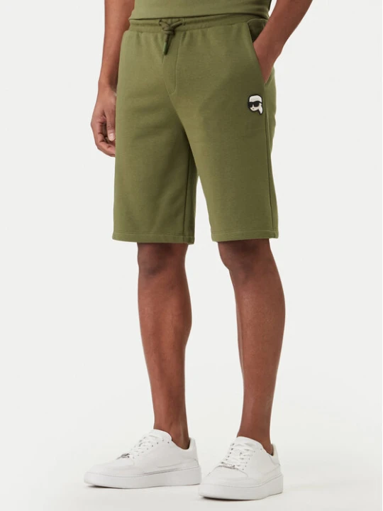 Zdjęcie produktu KARL LAGERFELD Szorty sportowe 705019 562900 Zielony Regular Fit