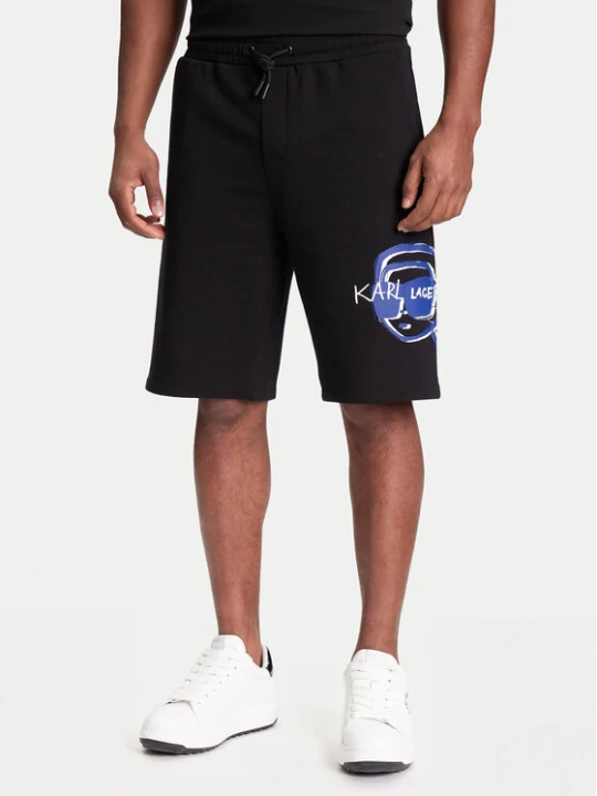 Zdjęcie produktu KARL LAGERFELD Szorty sportowe 705114 553904 Czarny Loose Fit