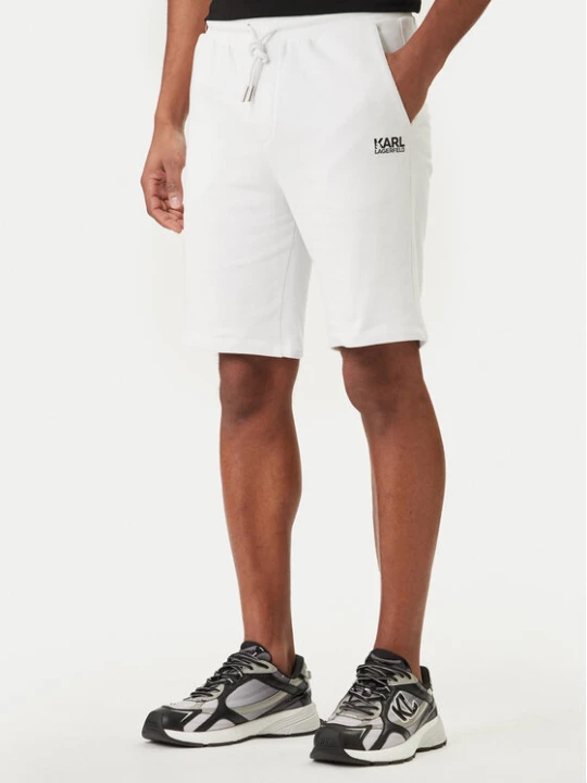 Zdjęcie produktu KARL LAGERFELD Szorty sportowe 705783 562917 Biały Regular Fit