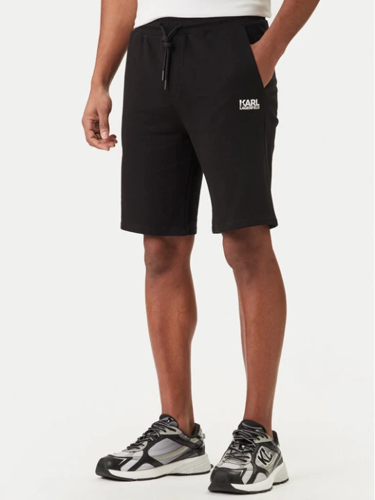 Zdjęcie produktu KARL LAGERFELD Szorty sportowe 705783 562917 Czarny Regular Fit