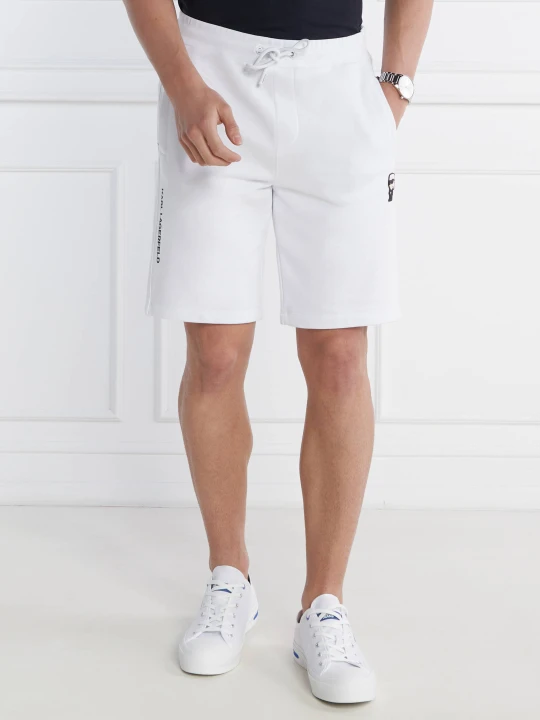Zdjęcie produktu Karl Lagerfeld Szorty Sweat | Regular Fit biały