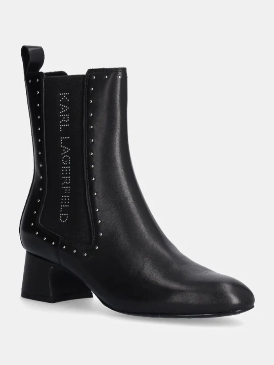 Zdjęcie produktu Karl Lagerfeld sztyblety skórzane BONNIE czarny