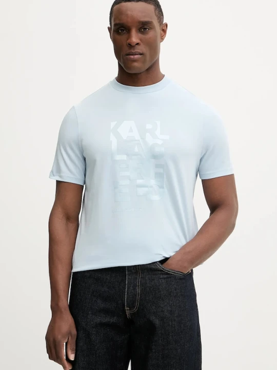 Zdjęcie produktu Karl Lagerfeld t-shirt niebieski
