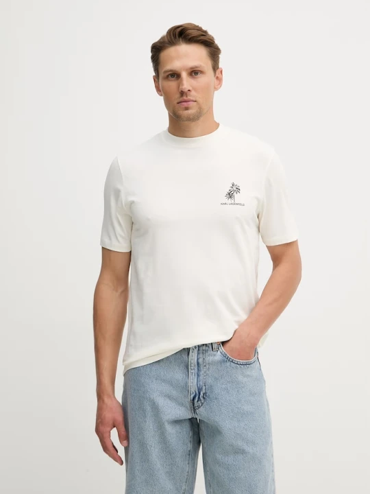 Zdjęcie produktu Karl Lagerfeld t-shirt beżowy