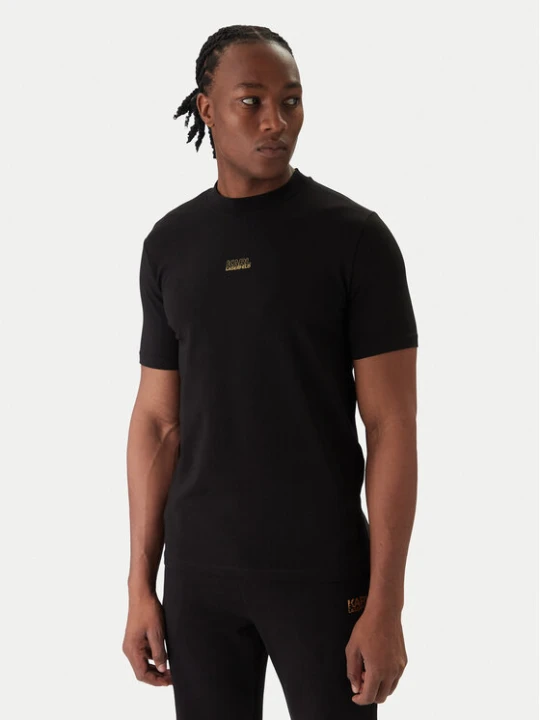 Zdjęcie produktu KARL LAGERFELD T-Shirt 755034 561235 Czarny Regular Fit