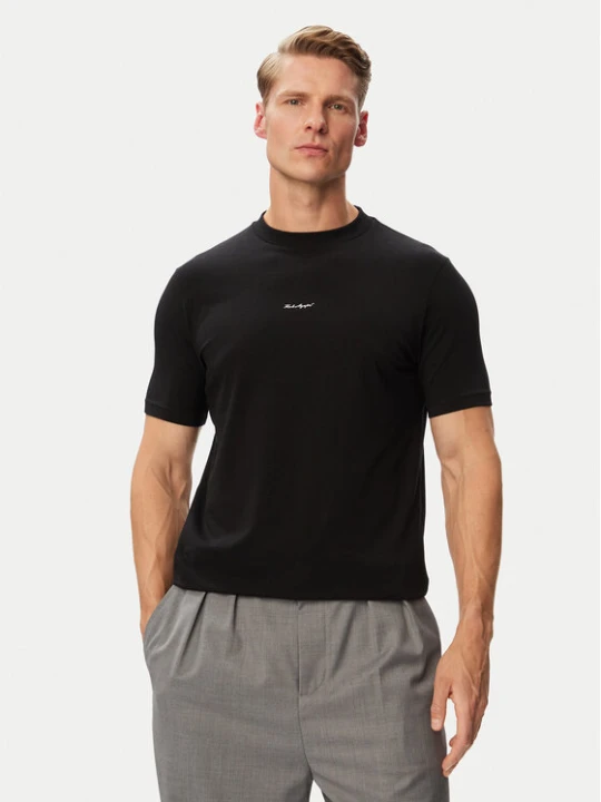 Zdjęcie produktu KARL LAGERFELD T-Shirt 755037 563221 Czarny Regular Fit