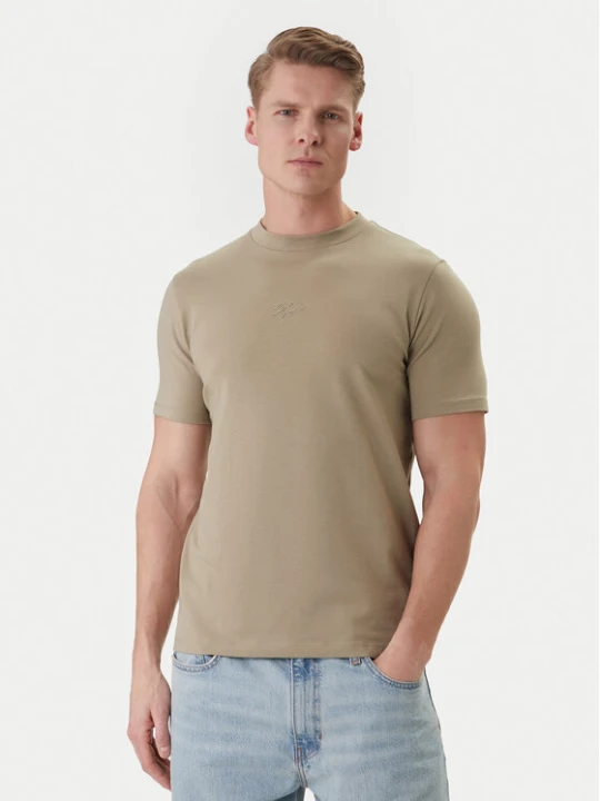 Zdjęcie produktu KARL LAGERFELD T-Shirt 755047 562235 Khaki Regular Fit